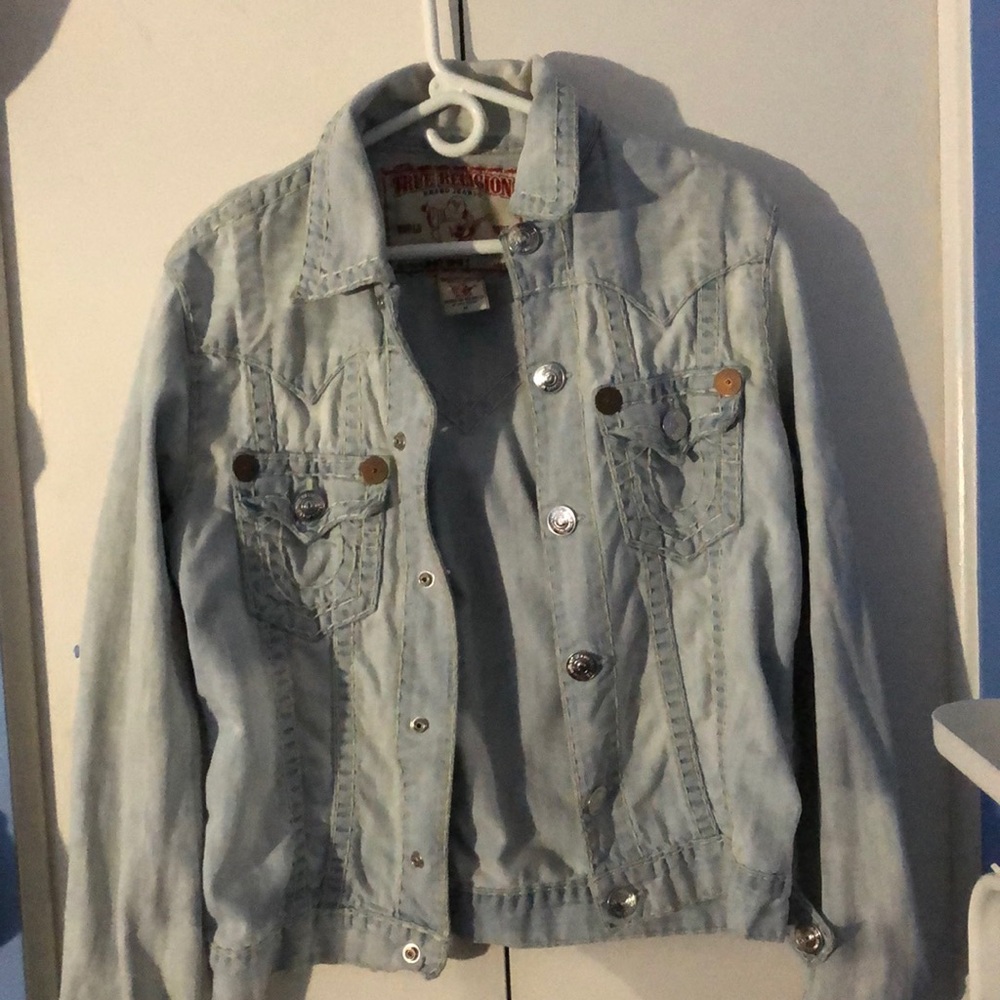 True Religion Jean Jacket (White)